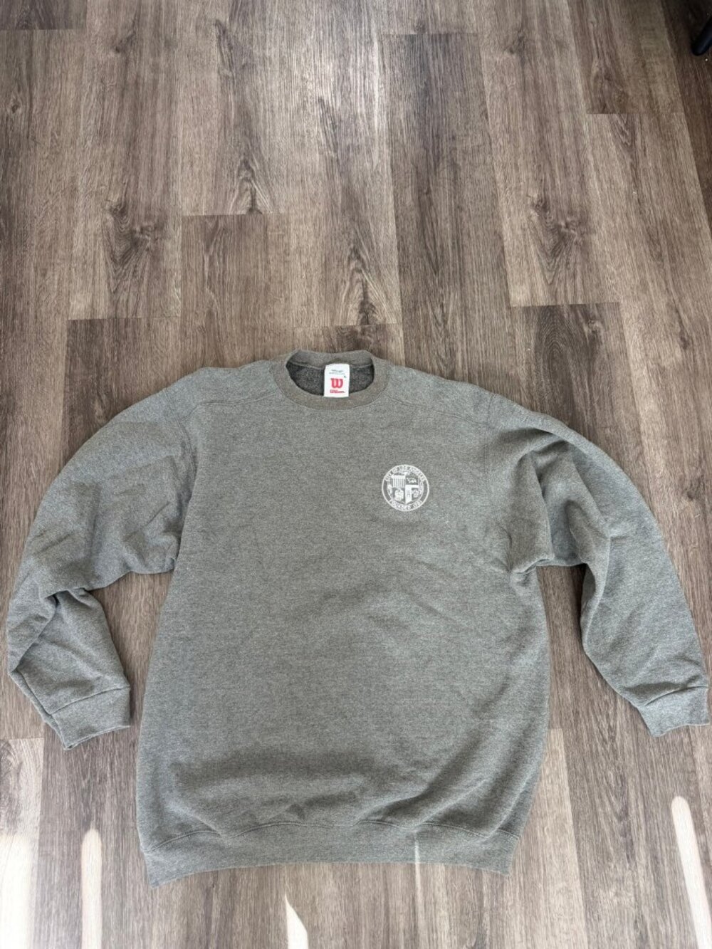 City of Los Angeles Seal Crewneck Sweatshirt - Gray, Size XL